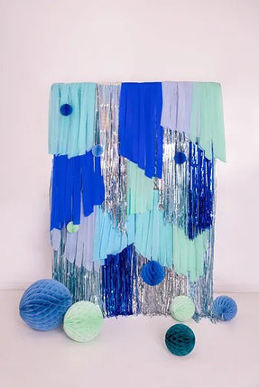 Donkerblauwe Honeycomb 20cm van Partydeco koop je bij Partywinkel