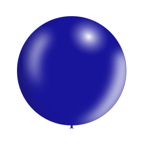 Donkerblauwe Reuze Ballon Metallic 60cm van Balloonia koop je bij Partywinkel