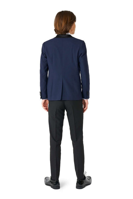 Donkerblauwe Smoking Jongen Tiener OppoSuits van OppoSuits koop je bij Partywinkel