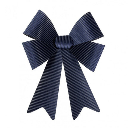 Donkerblauwe Strik Velvet 66cm van CHAKS koop je bij Partywinkel