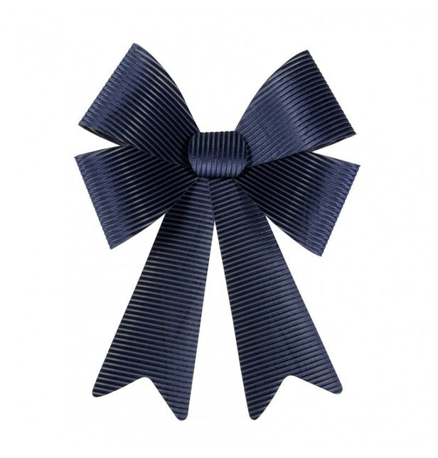 Donkerblauwe Strik Velvet 66cm van CHAKS koop je bij Partywinkel