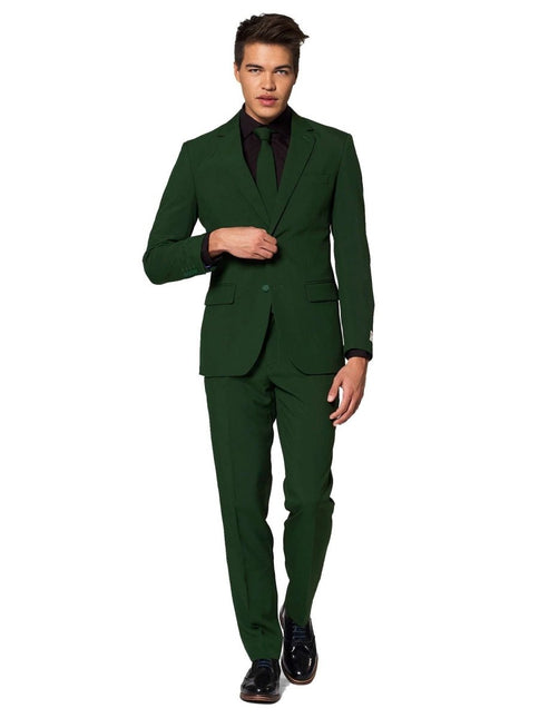 Donkergroen Pak Heren OppoSuits van OppoSuits koop je bij Partywinkel