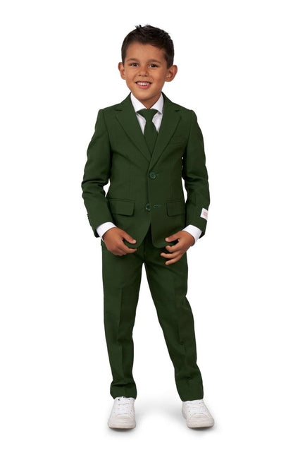 Donkergroen Pak Jongen OppoSuits van OppoSuits koop je bij Partywinkel