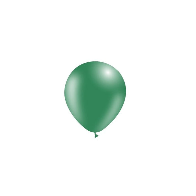 Donkergroene Ballonnen 14cm 100st van Balloonia koop je bij Partywinkel