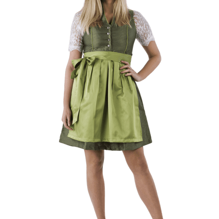 Donkergroene Dirndl Jurk Oktoberfest Dames 2 Delig van Haus Huberts koop je bij Partywinkel