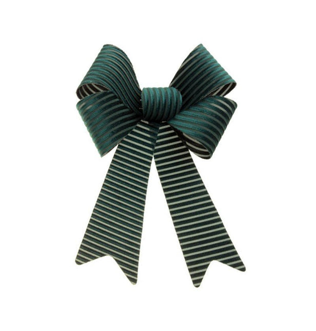 Donkergroene Strik Gestreept 39cm van CHAKS koop je bij Partywinkel