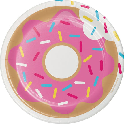 Donut Borden 18cm 8st van Creative Converting koop je bij Partywinkel
