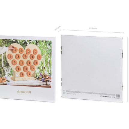 Donut Wall Hout 65x59cm van Partydeco koop je bij Partywinkel