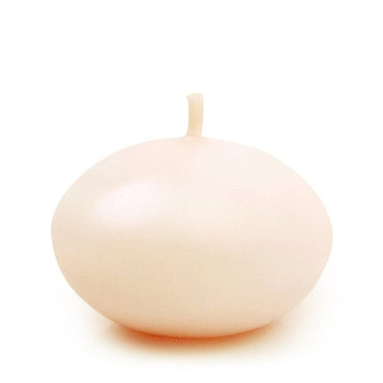 Drijfkaarsen Creme 4cm 50st van Partydeco koop je bij Partywinkel