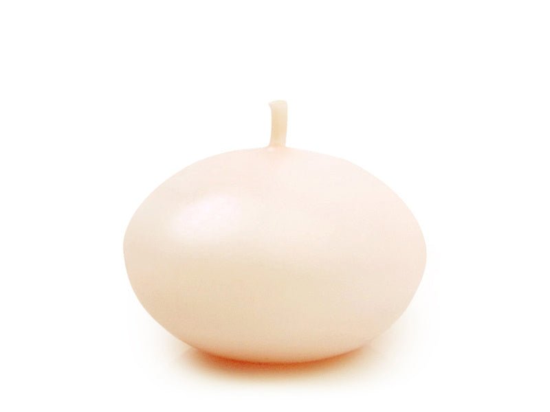 Drijfkaarsen Creme 4cm 50st van Partydeco koop je bij Partywinkel