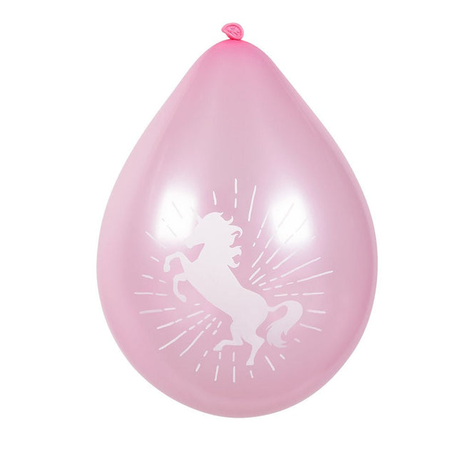 Eenhoorn Ballonnen 25cm 6st van Boland koop je bij Partywinkel