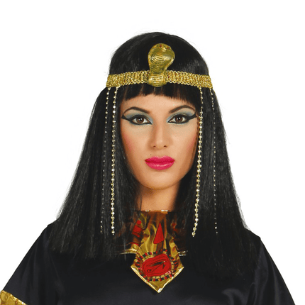 Egyptische Pruik van Fiestas Guirca koop je bij Partywinkel