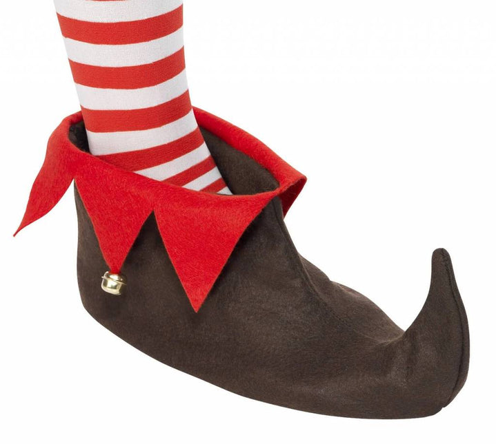 Elfen Schoenen Bruin 2st van Smiffys koop je bij Partywinkel