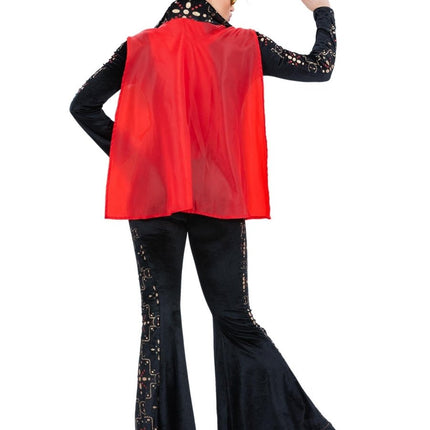 Elvis Black Rhinestone Kostuum van Smiffys koop je bij Partywinkel