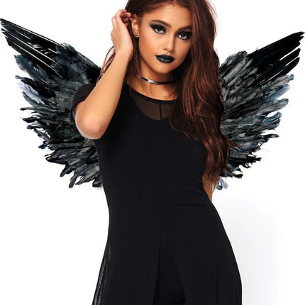 Engel Accessoireset Zwart Dames Leg Avenue van Leg Avenue koop je bij Partywinkel