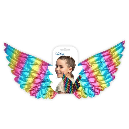 Engel Vleugels Regenboog 45cm van Boland koop je bij Partywinkel