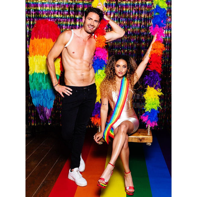 Engelen Vleugels Regenboog 50cm van Boland koop je bij Partywinkel