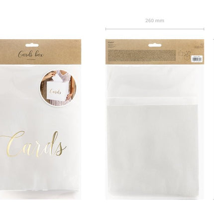 Enveloppendoos Bruiloft 24cm van Partydeco koop je bij Partywinkel