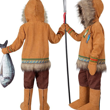 Eskimo Kostuum Bruin van Widmann koop je bij Partywinkel