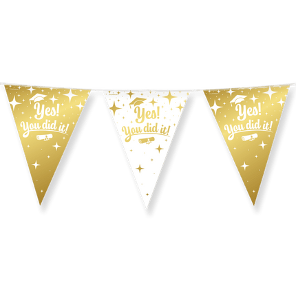 Fancy party Vlaggenlijn folie - You did it! van Paper Dreams koop je bij Partywinkel