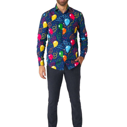 Feest Ballonnen Overhemd Heren Suitmeister van Suitmeister koop je bij Partywinkel