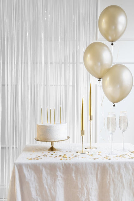 Feestgordijn, wit, 100 x 200 cm van Partydeco koop je bij Partywinkel