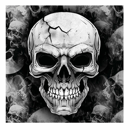 Halloween-servietter Skelet 33 cm