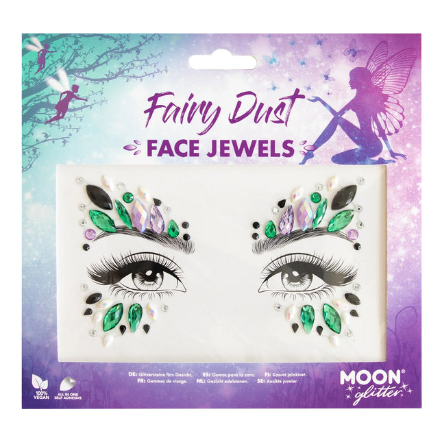 Moon Glitter Face Jewels Fe-støv