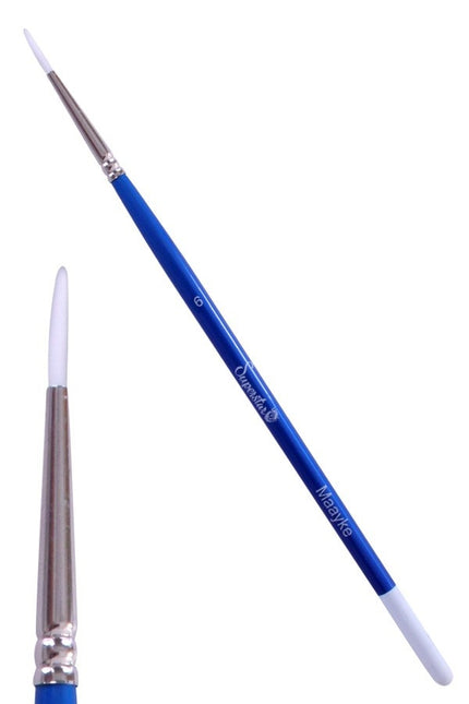 Blå Schmink-pensel rund nr. 6