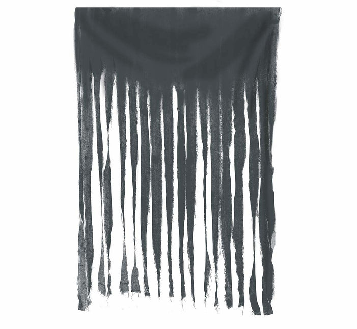 Gråt dørforhæng 2m