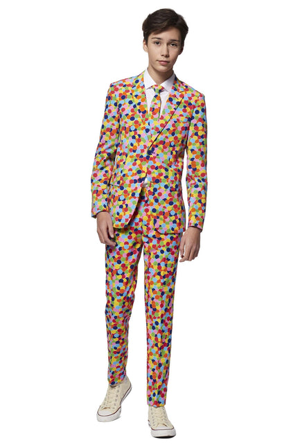 Party Confetti Suit Boy Teen <tc>OppoSuits</tc>
