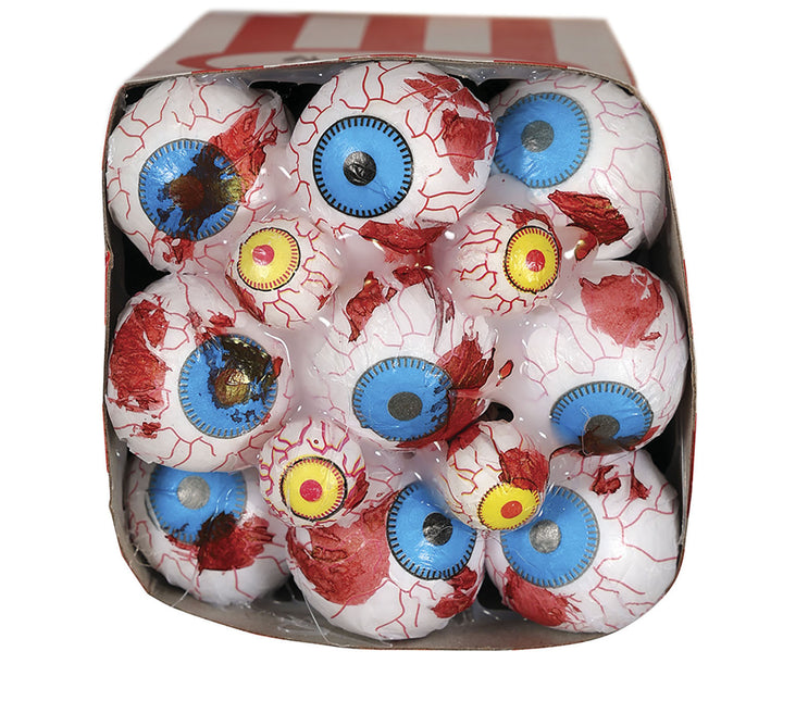 Halloween-popcornskål med øjenkugler 16 cm