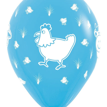 Balloner Bondegårdsdyr Mix 30cm 25stk