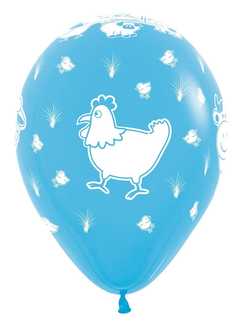 Balloner Bondegårdsdyr Mix 30cm 25stk