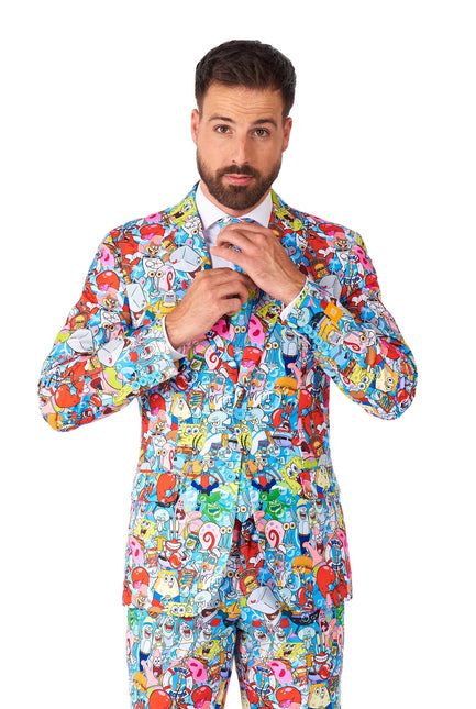 SpongeBob Frenzy Suit Men <tc>OppoSuits</tc>