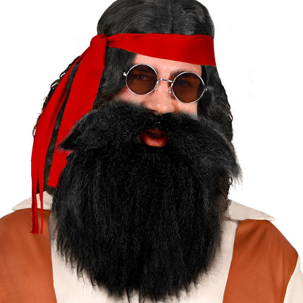 Caveman falsk skæg sort