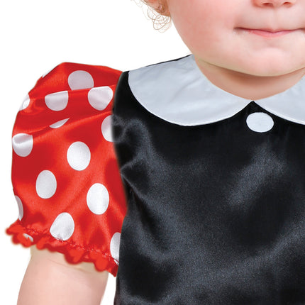 Minnie Mouse Kostume Rød Hvid Baby