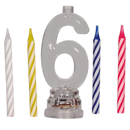 Lysestage 6 år Led 13cm