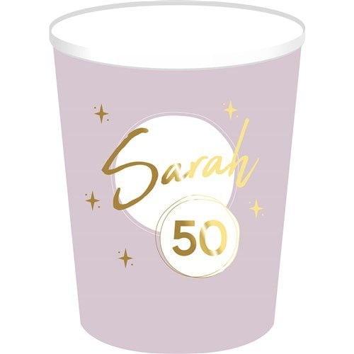 Sarah Cup Gold Pink 250ml 8stk
