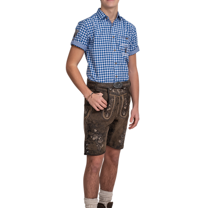 Lederhose Brown Men's Short Vintage