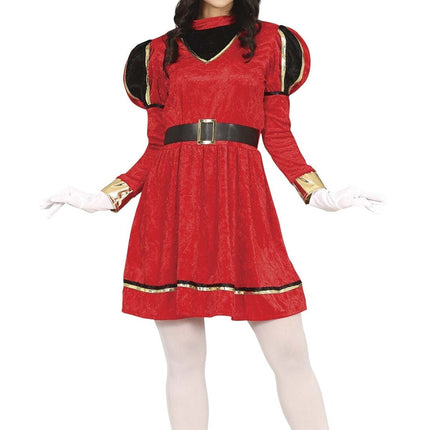 Pietenpak-kjole rød