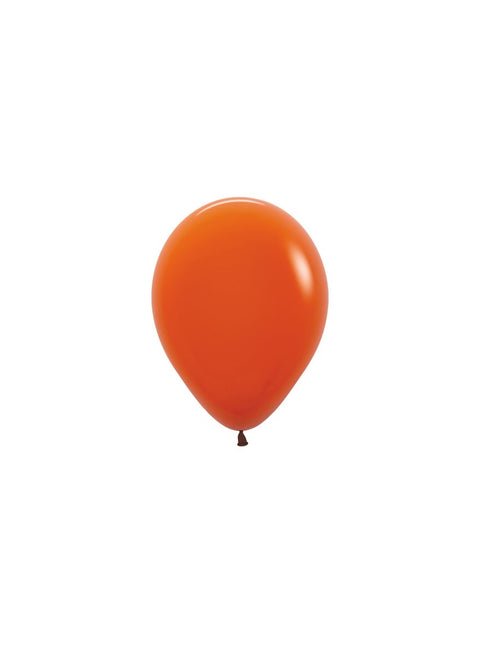 Balloner Sunset Orange 12cm 50stk