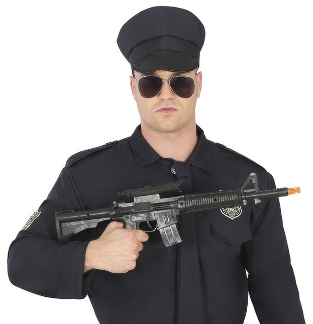 Falsk pistol med sigtemidler 58 cm