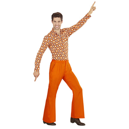 Disco 70S Bukser Orange Mænd