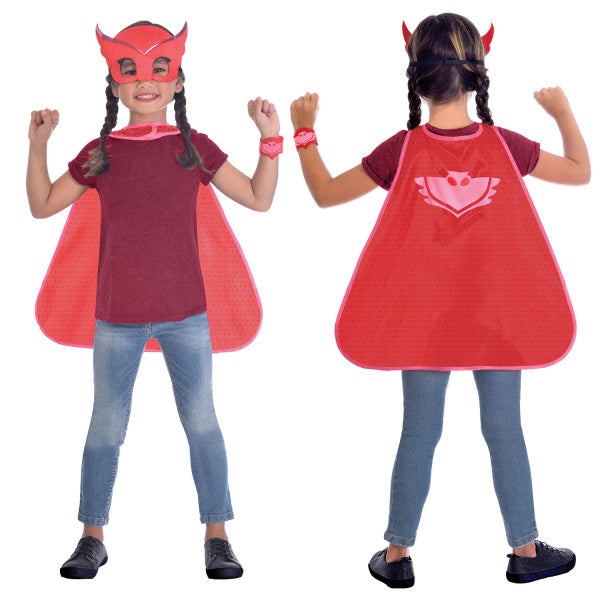 Børnekostume PJ Masks Owlette Cape Set 4/8 år
