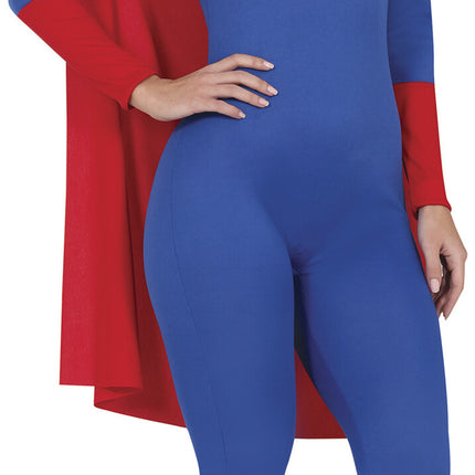 Supergirl Kostume Blå Dame