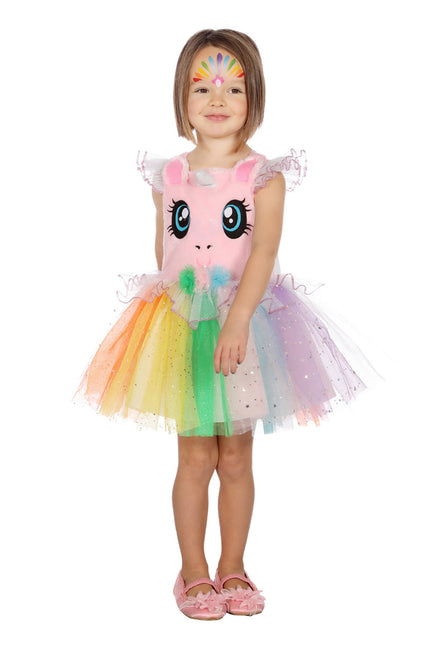 Unicorn Girl-kjole med glitter