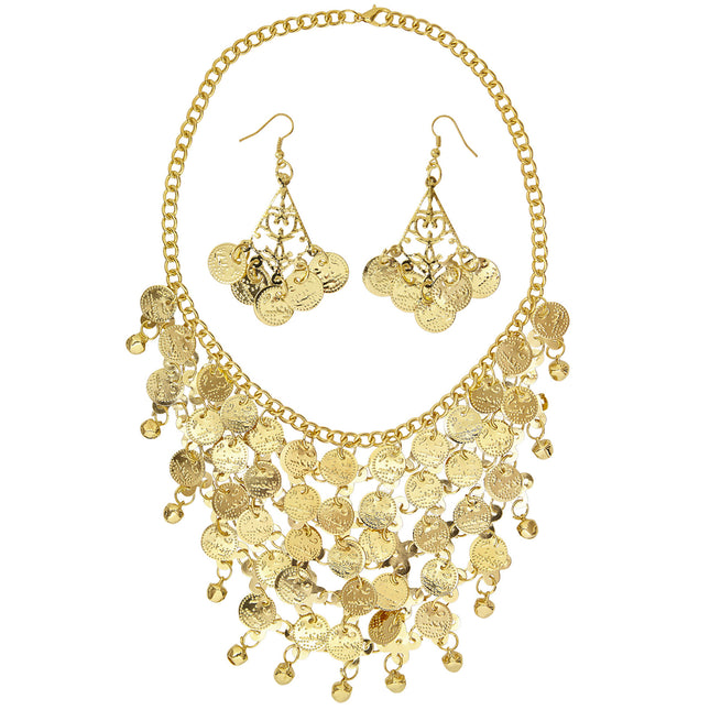 Guld tilbehørssæt 2 dele