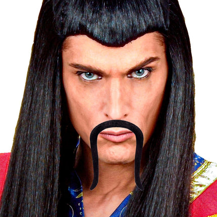 Kinesisk falsk overskæg sort