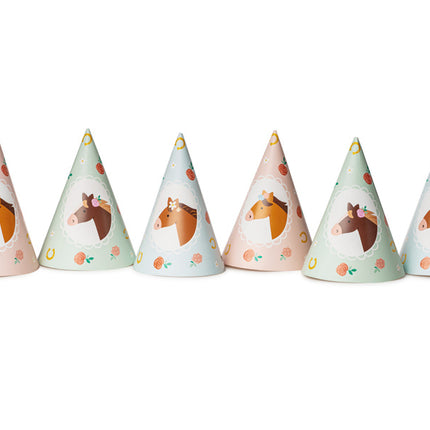 Hestefesthatte 16cm 6stk